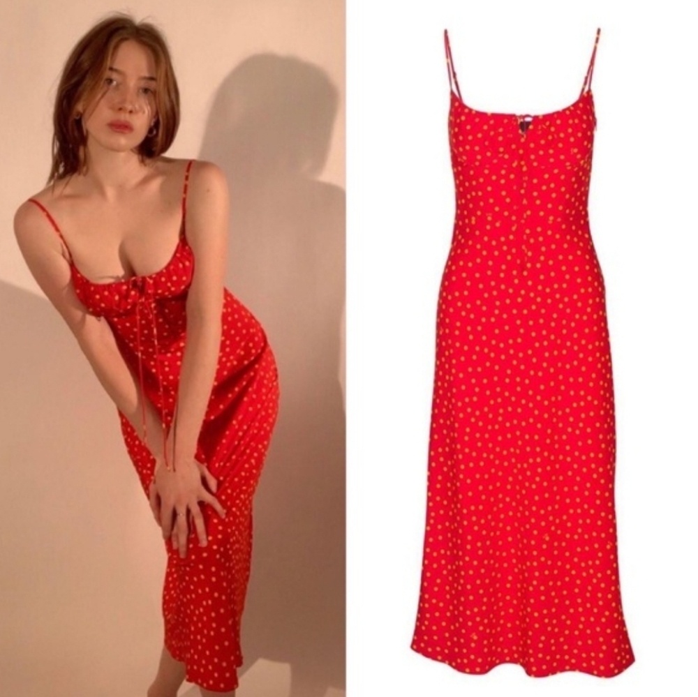 REALISATION PAR THE ALBA ROSSA SILK DRESS